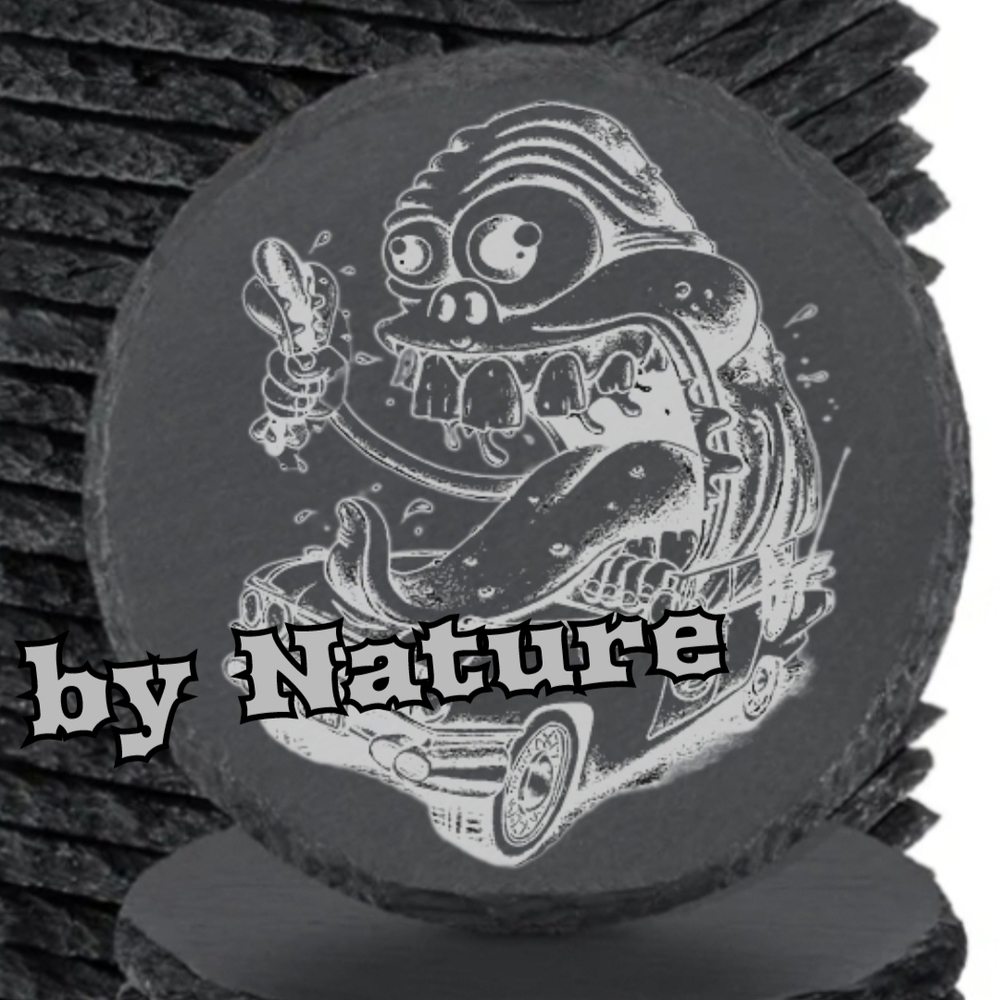 Slimer Halloween Party Slate Coasters